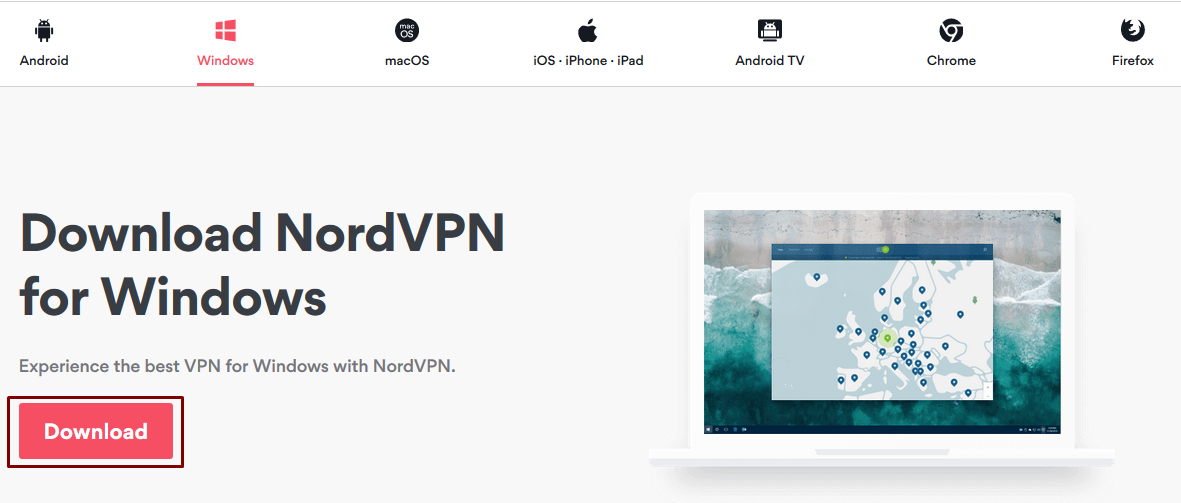 nordvpn download for pc