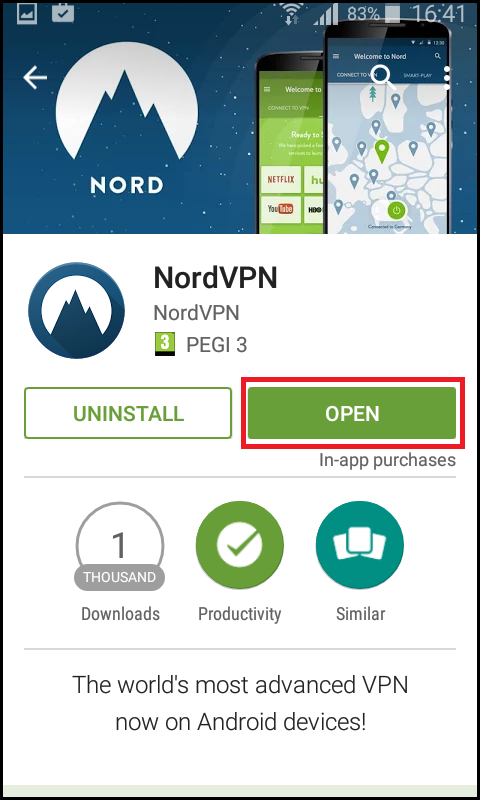 nordvpn tap download