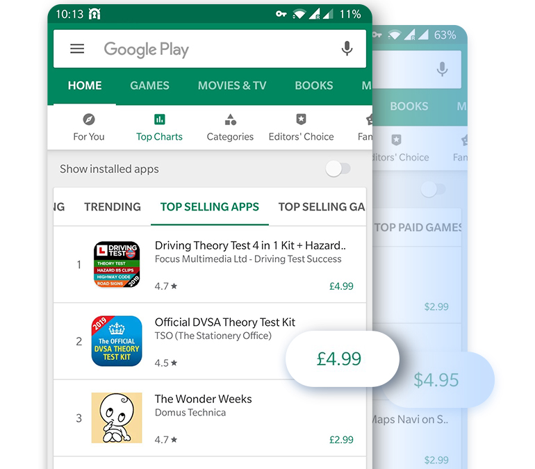 remove credit card from google play