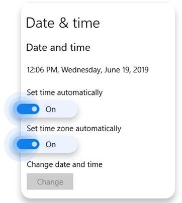 Periksa tanggal dan waktu di Windows