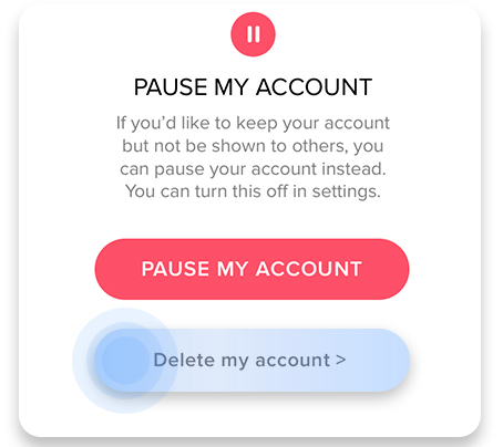 How to deactivate tinder