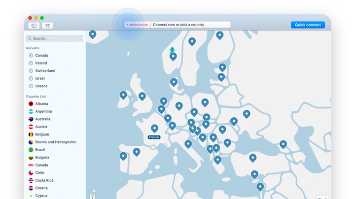 my ip address location nordvpn