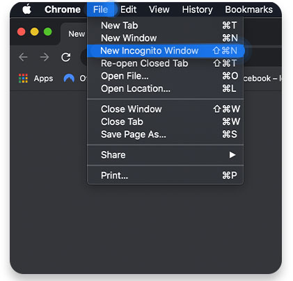 make chrome for mac always open in incognito mode
