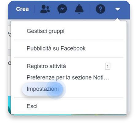 eliminare account facebook