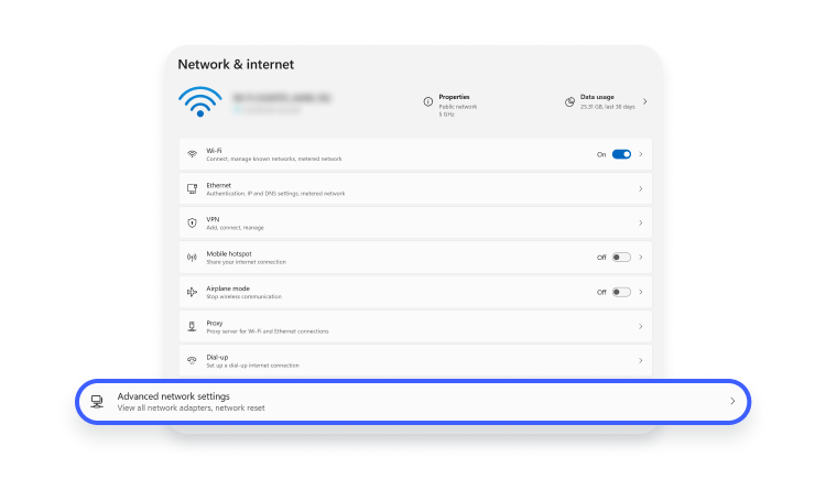 Network discovery on Windows devices | NordVPN