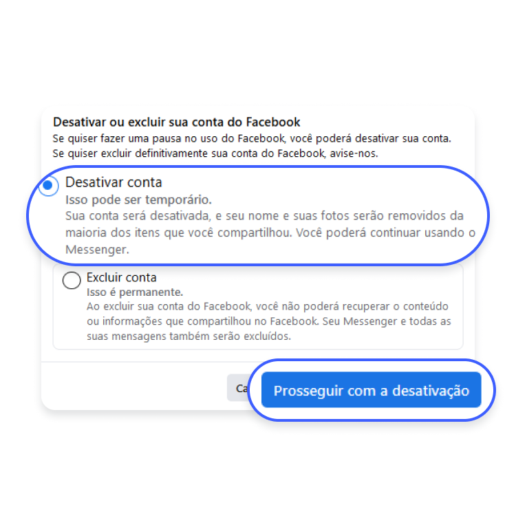 Como excluir o Facebook definitivamente