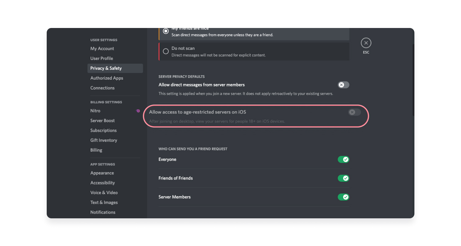 Screensharing my Hacker Infested Discord server… 