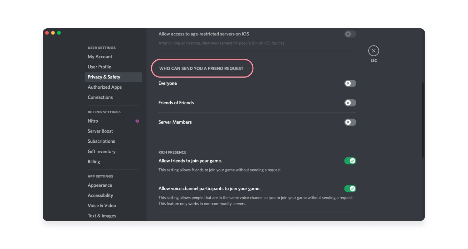 Discord Tutorials - It is your responsibility to know your privacy settings  