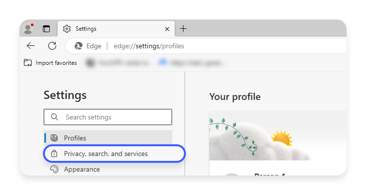 Edge privacy, search, and services