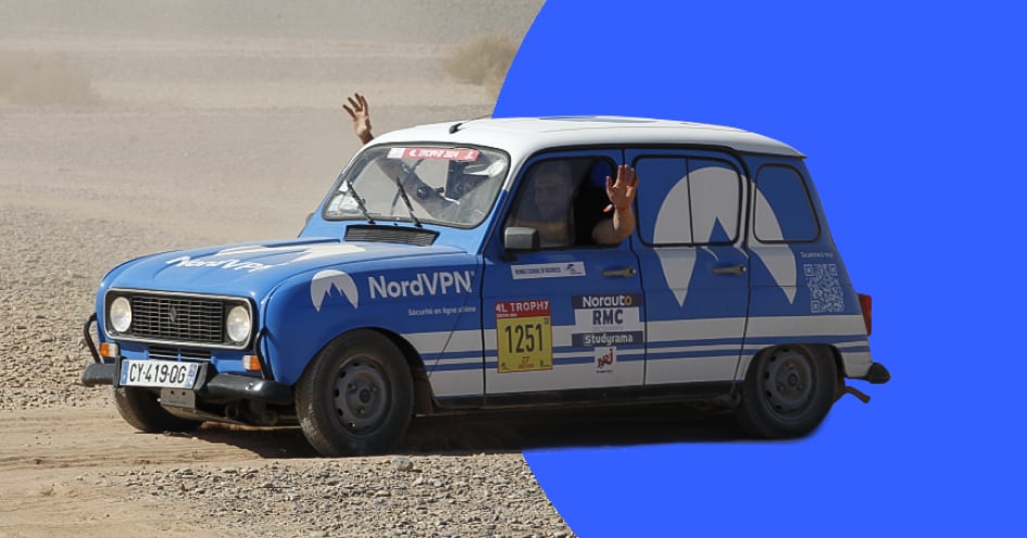 NordVPN, fier partenaire du 4L Trophy, le raid automobile solidaire !