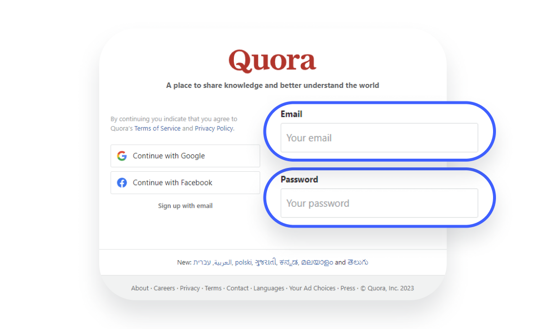 How to use Facebook to login on my Gmail account - Quora