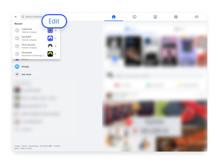 How to delete Facebook search history | NordVPN