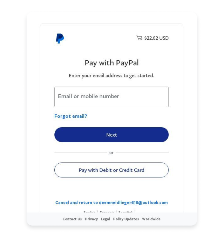 PayPal email scams 2