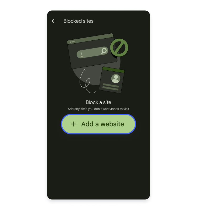 How to block a website on Android: Step 7