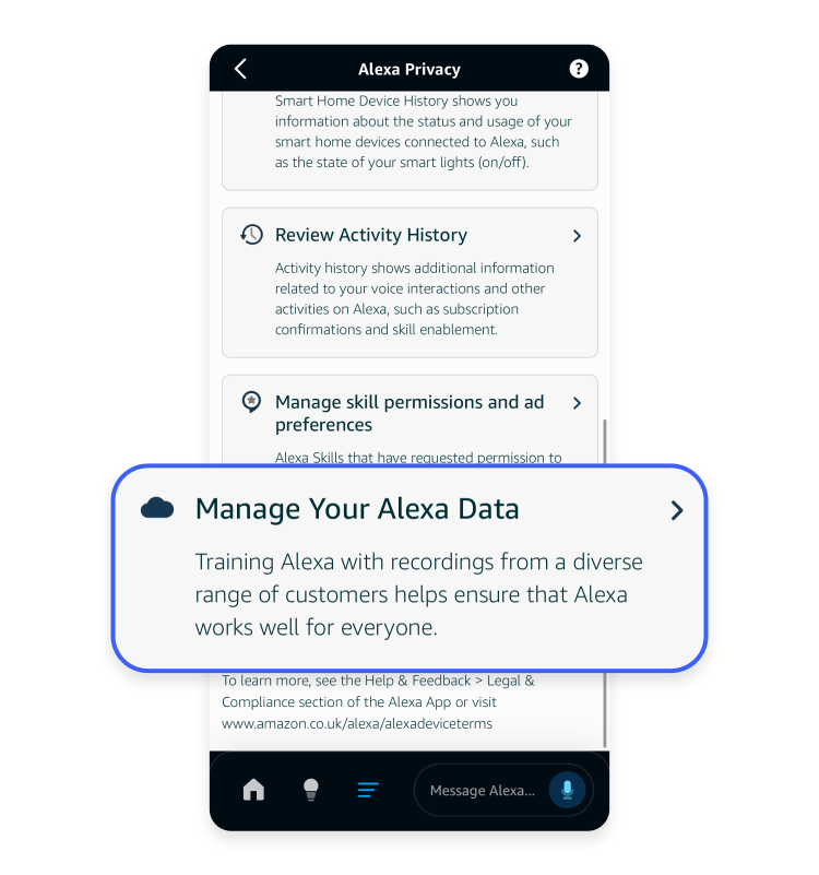 Screenshot How to delete Alexa 11