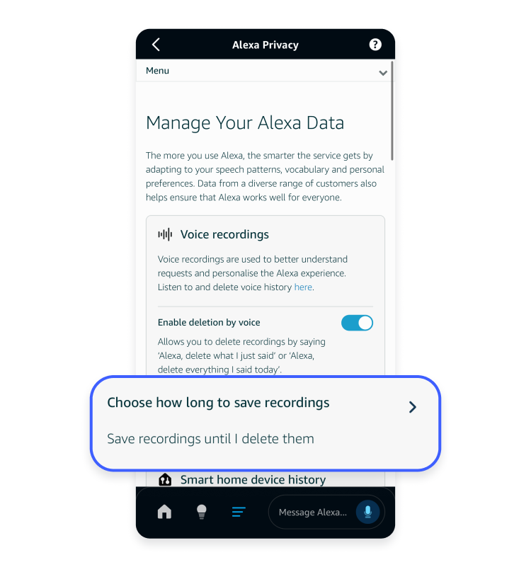 Screenshot How to delete Alexa 12