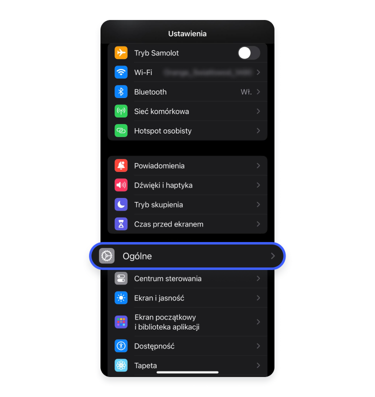 1 instrukcja jak włączyć VPN na iOS