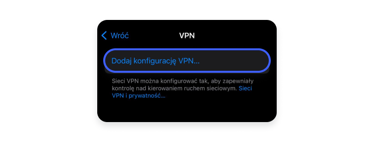 4 instrukcja jak włączyć VPN na iOS