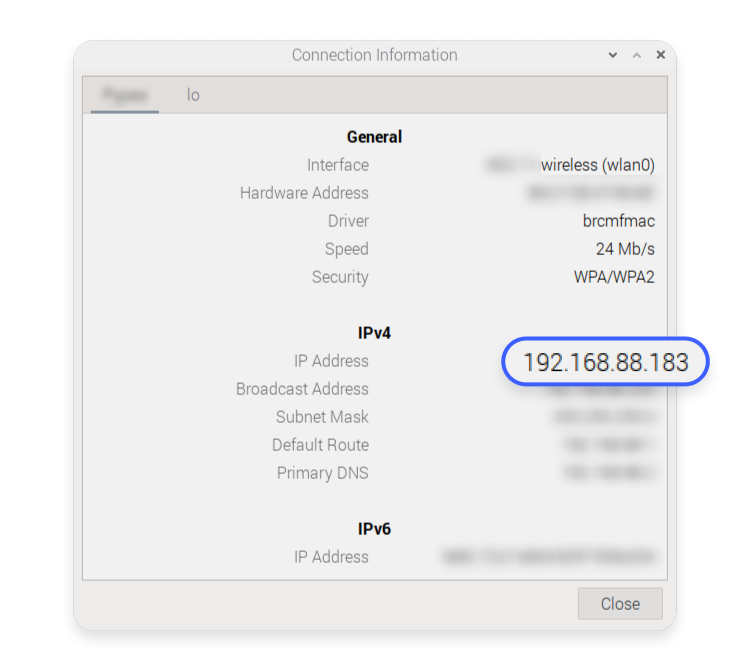 How to find a local Raspberry Pi IP address: 3rd way