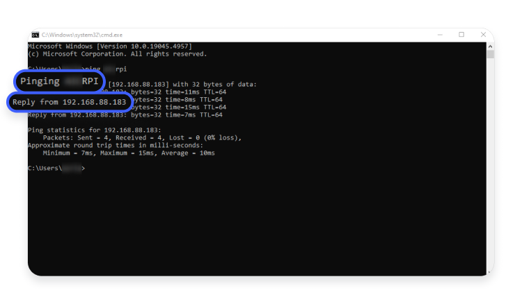 How to find a local Raspberry Pi IP address: 6th way