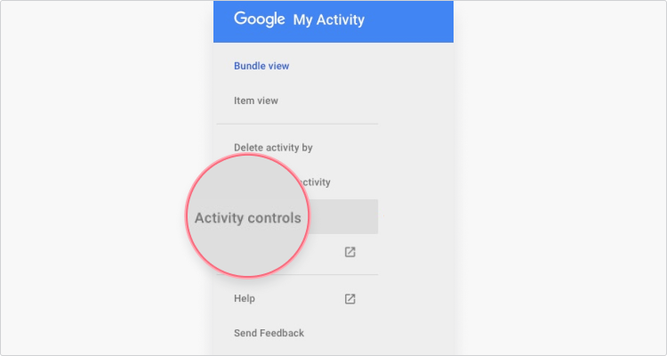 Activity controls