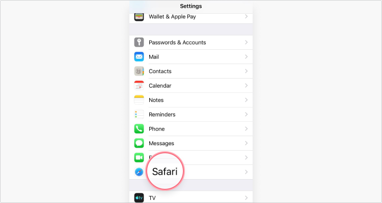 Xóa cookie trong Safari iOS