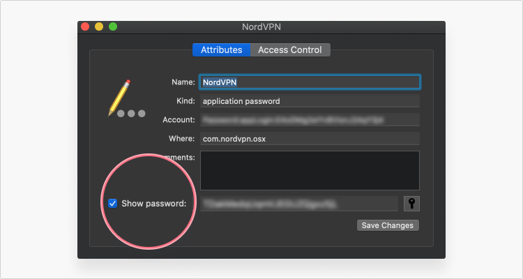 nordvpn for mac want keychain access